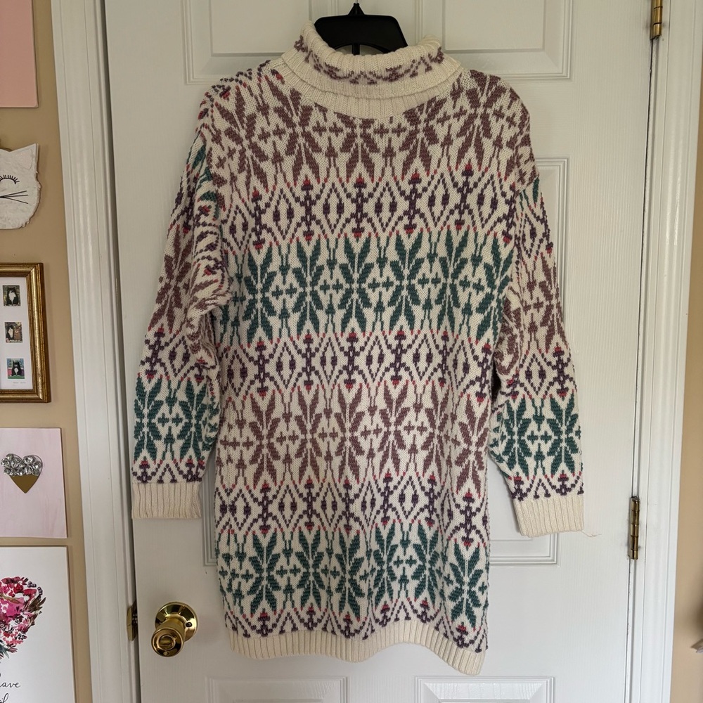 Vintage sweater dress 100% cotton